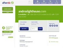 Tablet Screenshot of androslighthouse.com